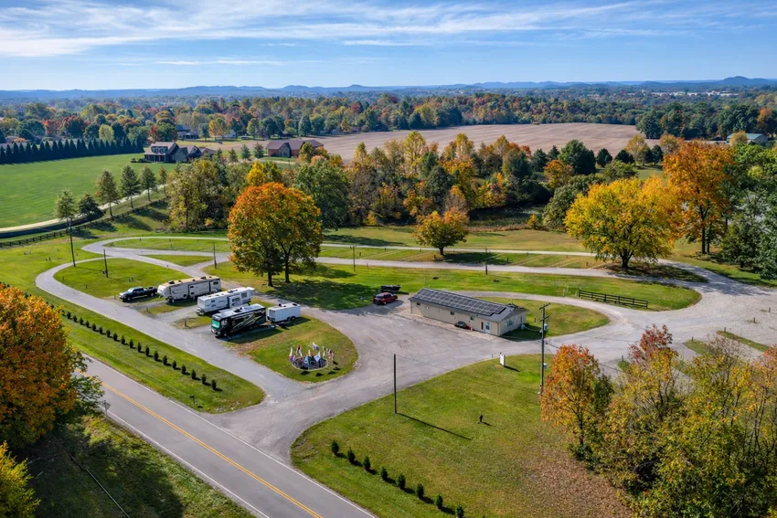 Radcliff Kentucky roadway and community aerial view for Kentuckiana Moving service-area planning