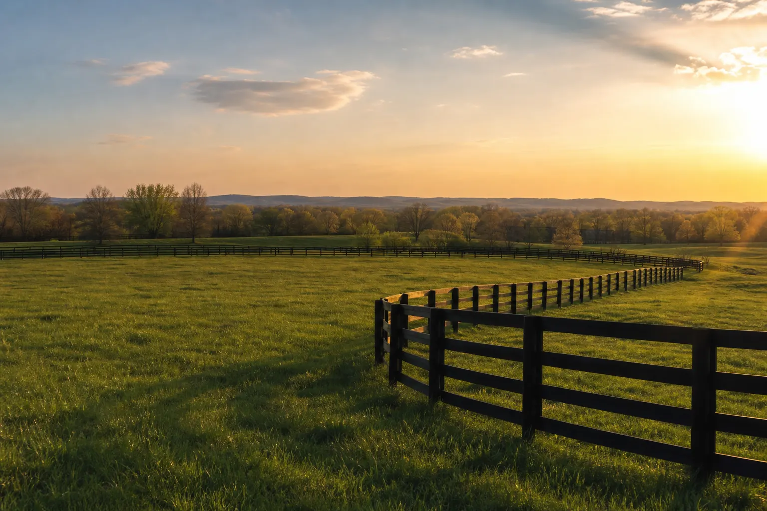 Lexington horse country fence line for Kentucky moving service planning
