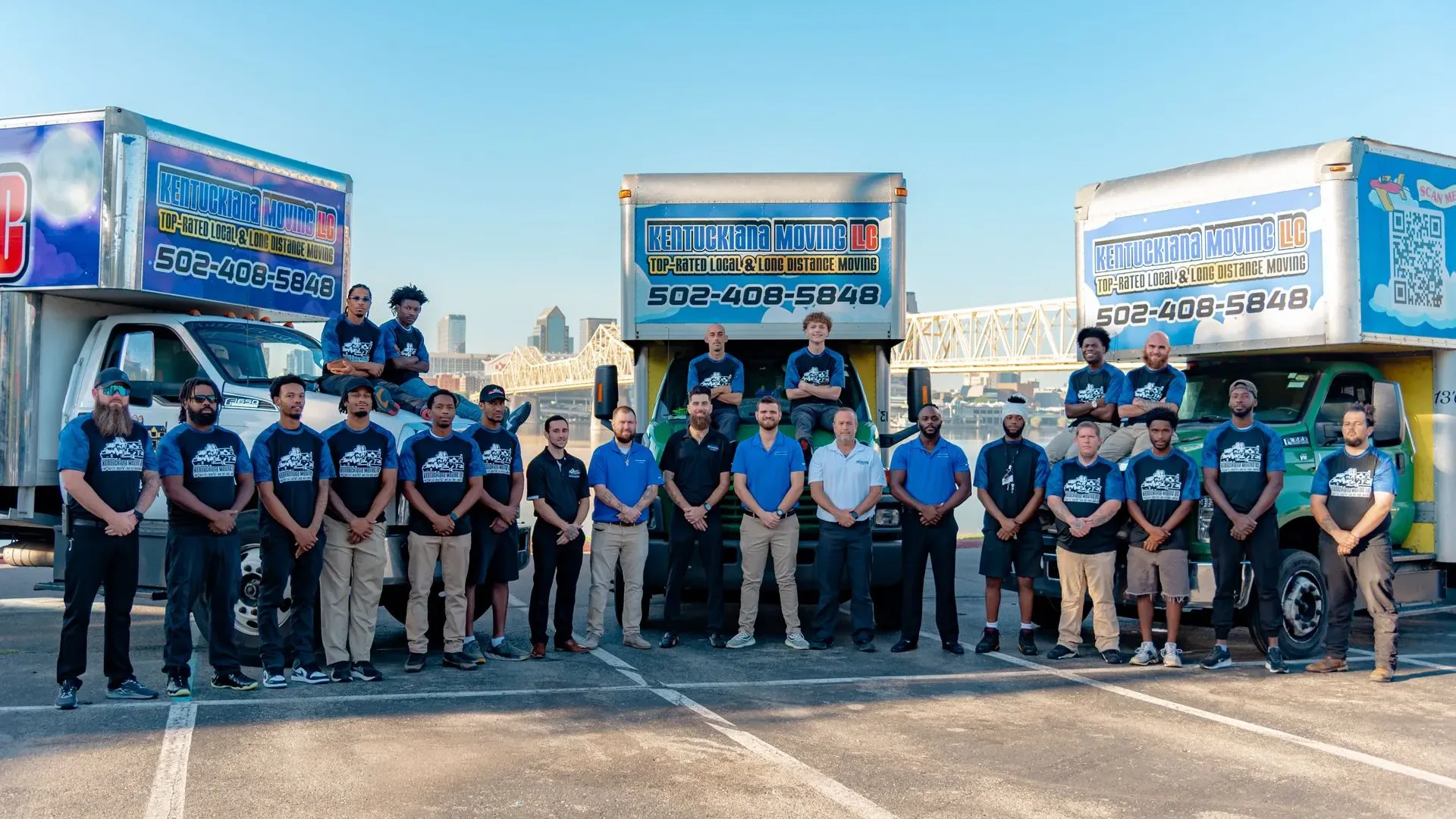 Kentuckiana Moving crew and branded trucks serving Kentucky and Southern Indiana