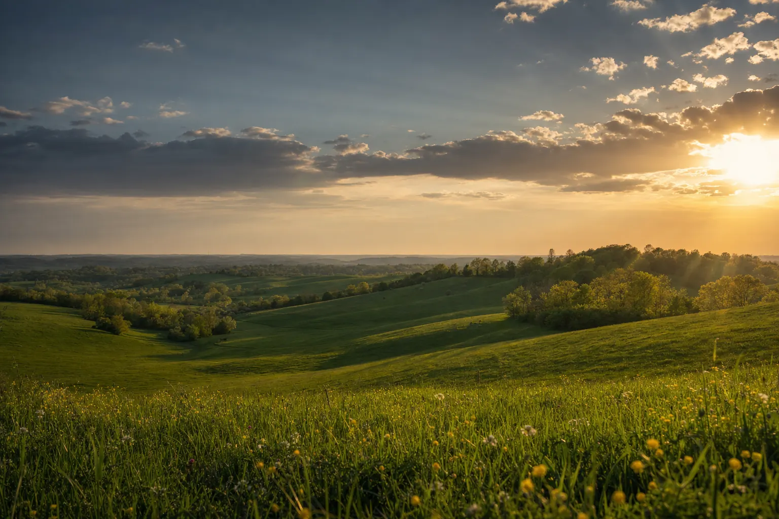 Kentucky spring landscape for the Kentuckiana Moving service area sitemap